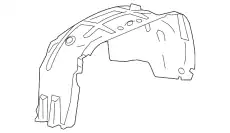 Подкрылок GM 22757273