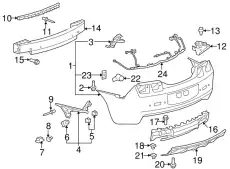 FASCIA 22766177 GM