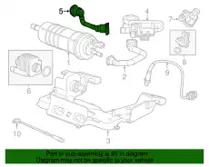 ШЛАНГ/HOSE 22788016 GM
