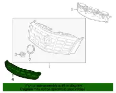 Решетка радиатора GM 22788112