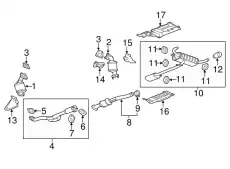 MUFFLER 22800919 GM