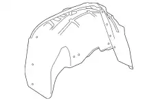 Подкрылок GM 22806438