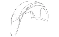 Подкрылок GM 22816699