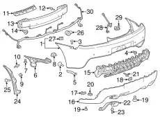 F-FASCIA 22829478 GM