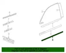 F-MOLDING 22832441 GM