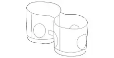 Подкрылок GM 22840186