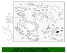 F-RECEPTACLE 22850276 GM