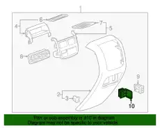 F-RECEPTACLE 22850278 GM