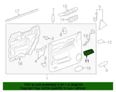 Ручка двери GM 22855620