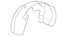 Подкрылок GM 22860086