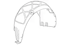 Подкрылок GM 22862527