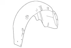 Подкрылок GM 22864259