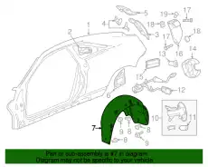 Подкрылок GM 22864259