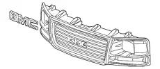 Решетка радиатора GM 22881262