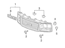 Решетка радиатора GM 22881262