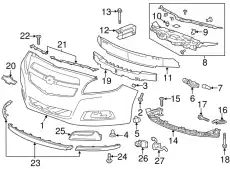 FASCIA 22883320 GM