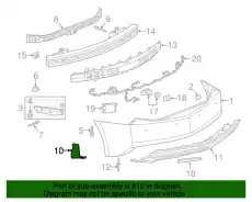 F-BRACKET 22887952 GM