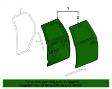 DOOR 22892604 GM
