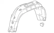 Подкрылок GM 22893880