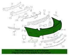 F-FASCIA 22914032 GM