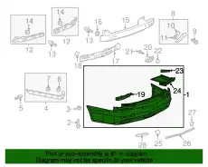 F-FASCIA 22934286 GM