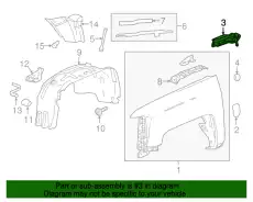 F-BRACKET 22992040 GM
