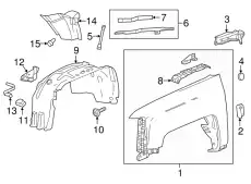 F-BRACKET 22992040 GM