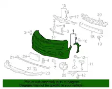 F-FASCIA 22997718 GM