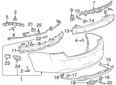 FASCIA 23119743 GM