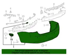 F-FASCIA 23119747 GM