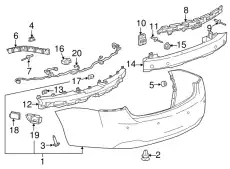 F-FASCIA 23119747 GM