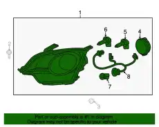 Фара GM 23136996