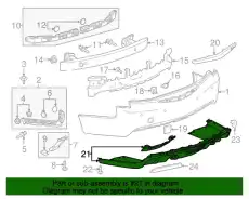 F-FASCIA 23169982 GM