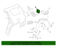 F-DOOR 23172646 GM