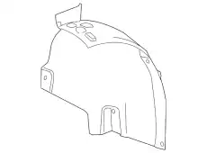 Подкрылок GM 23183350