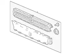 Решетка радиатора GM 23183782