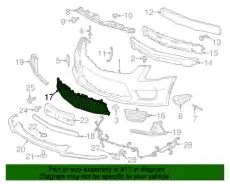 Решетка радиатора GM 23193509