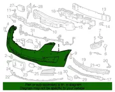 F-FASCIA 23213290 GM