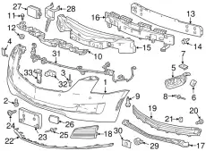 F-FASCIA 23213290 GM