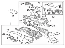 Подкрылок GM 23216624
