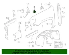 F-BRACKET 23229848 GM