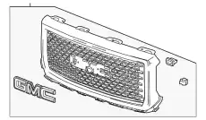 Решетка радиатора GM 23254462