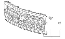 Решетка радиатора GM 23259621