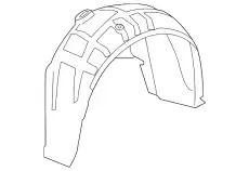 Подкрылок GM 23278388