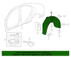 Подкрылок GM 23278388