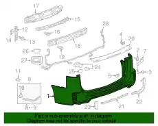 FASCIA 23287379 GM