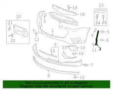 F-BRACKET 23288528 GM