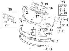 F-BRACKET 23288528 GM