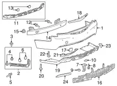 F-FASCIA 23296390 GM
