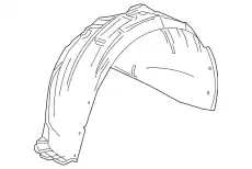 Подкрылок GM 23317203